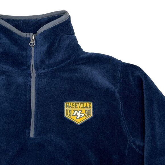 NHL Women's Nashville Predators 1/4 Zip Pullover - Picture 4 of 13